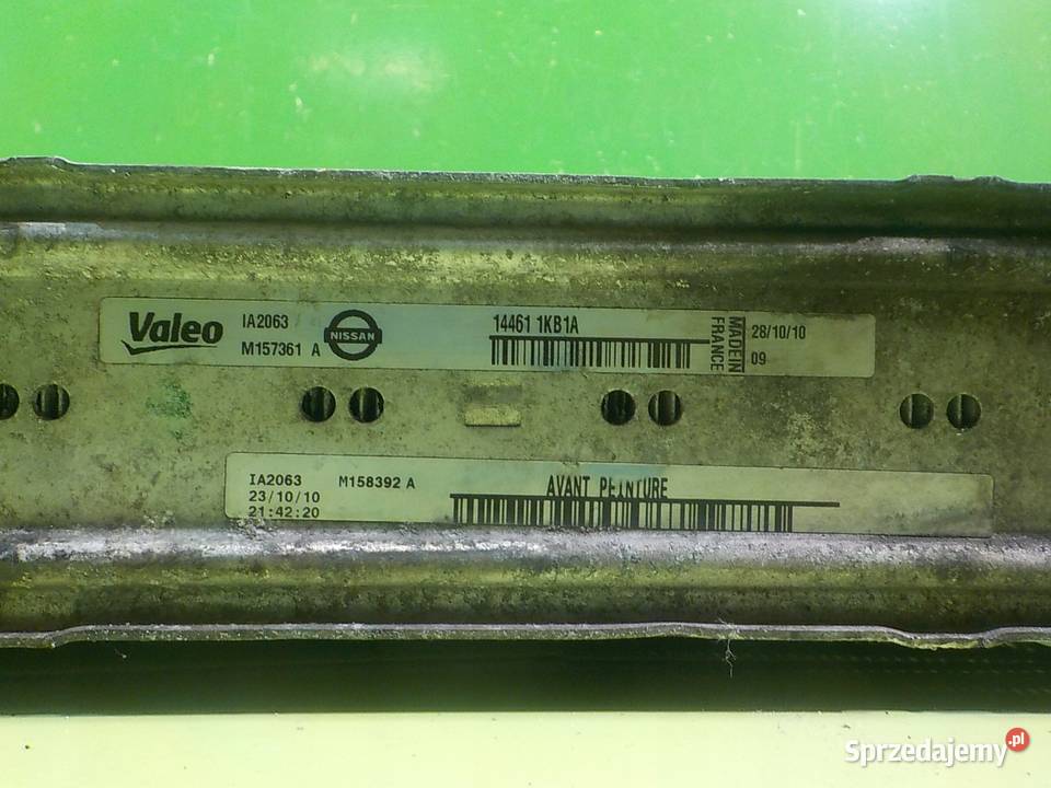NISSAN JUKE F15 I 10r 15 DCI Intercooler Chłodnice powietrza (intercoolery) Suków sprzedam