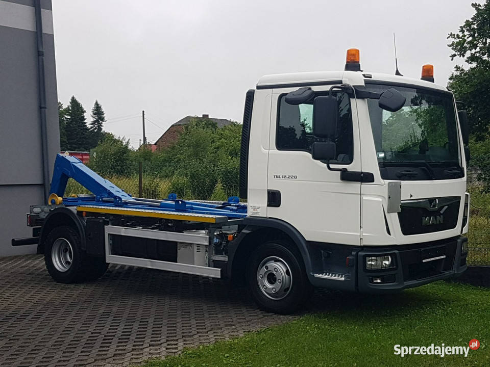 MAN TGL 12220 HAKOWIEC SKIBICKI 4x2 KLIMA DO Poręba sprzedam