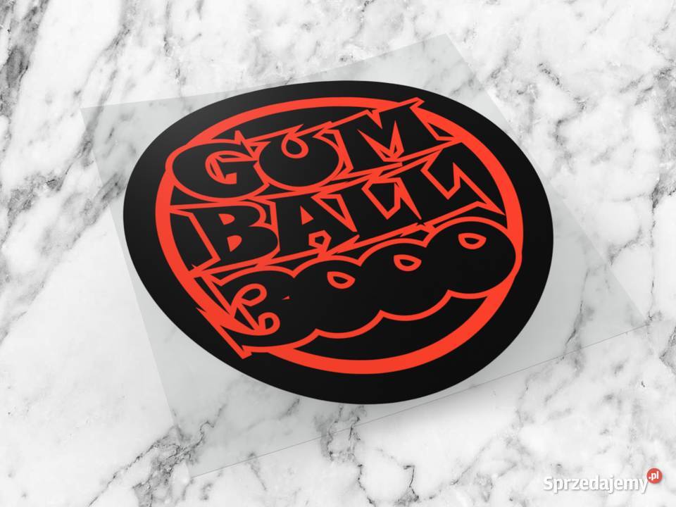 Naklejka GUMBALL 3000 10 x 10 gum ball race 5 Akcesoria Choroszcz