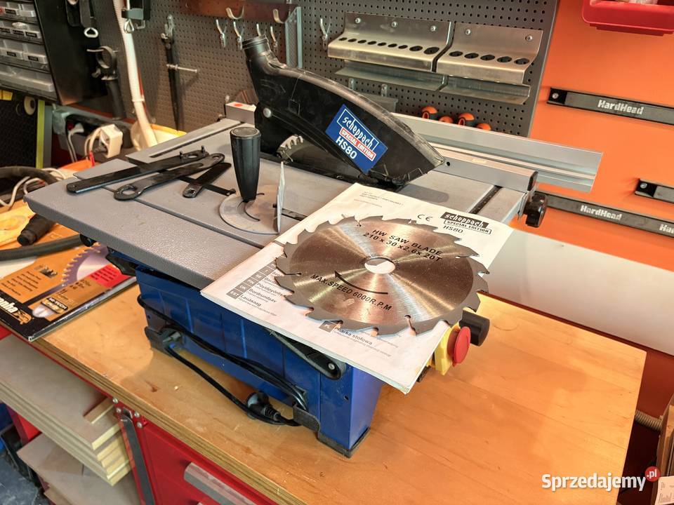 Kompaktowa pilarka stołowa Scheppach HS80 mazowieckie sprzedam