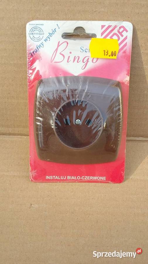 Gniazdo gniazdko podtynkowe ELDA BINGO BRĄZOWE Warszawa sprzedam