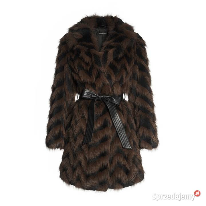Antik Batik płaszcz z futra naturalnego lis Kurtki i płaszcze Kurtki i płaszcze Warszawa