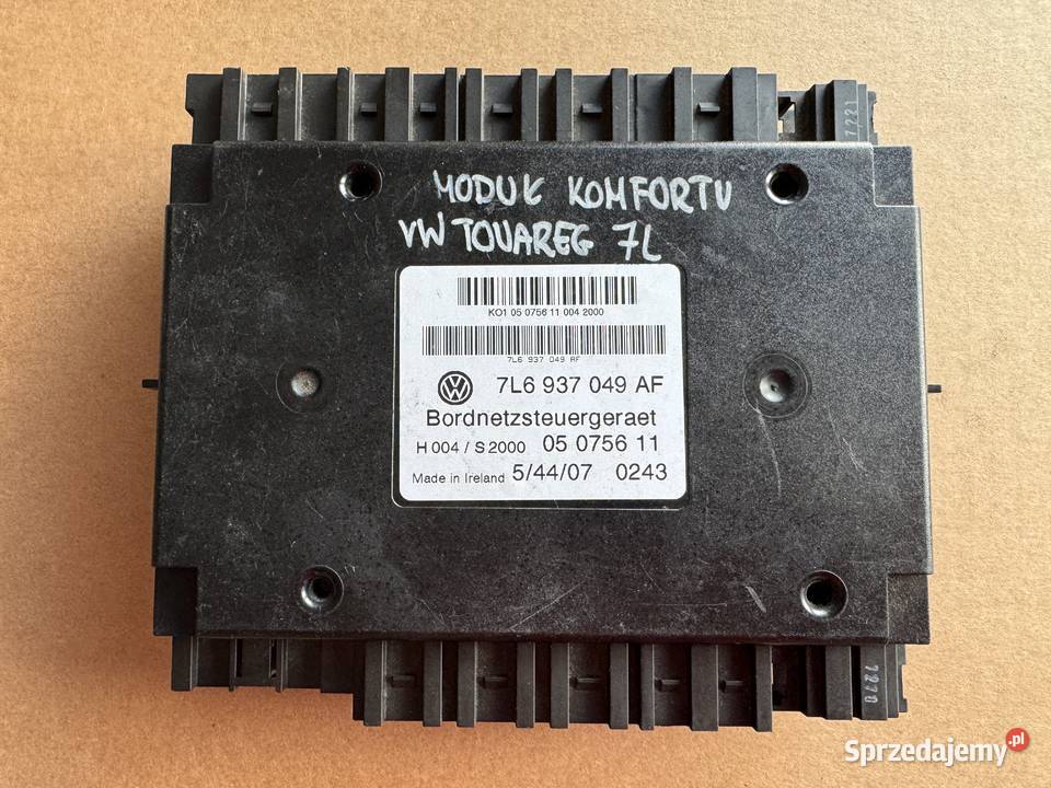 VW TOUAREG I 7L LIFT modul komfortu 7L6937049AF Kłodzko