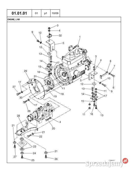 Holland L160 L170 katalog części Książki i Podręczniki sprzedam