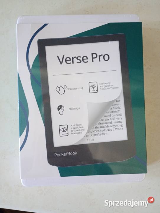 Nowy nieużywany czytnik ebooków PocketBook verse