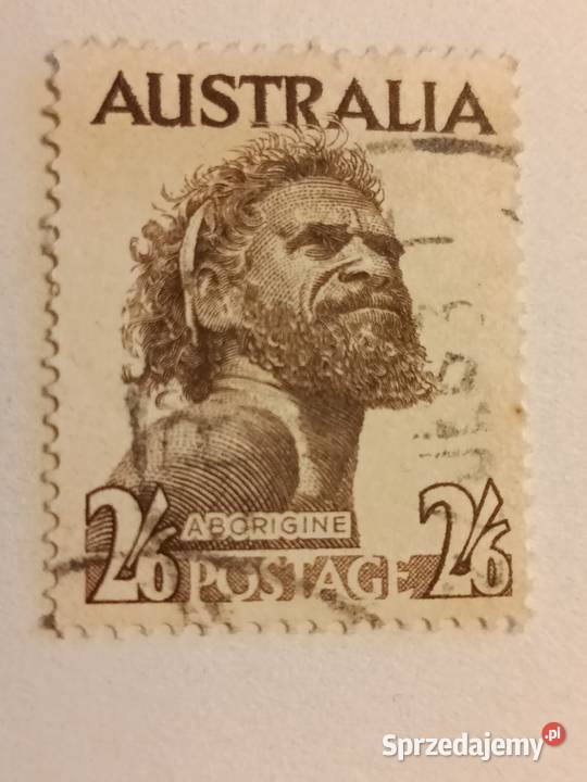 unikatowy znaczek Australia aborygen Gliwice sprzedam