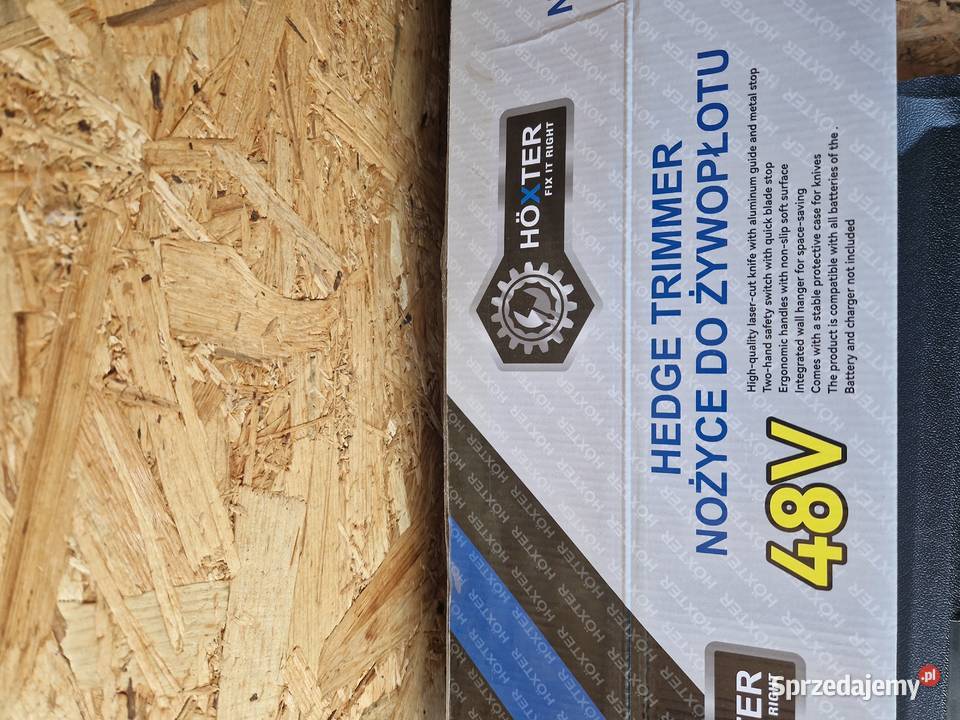 Nożyce do żywopłotu krzewów 2x aku 48v Głogowa