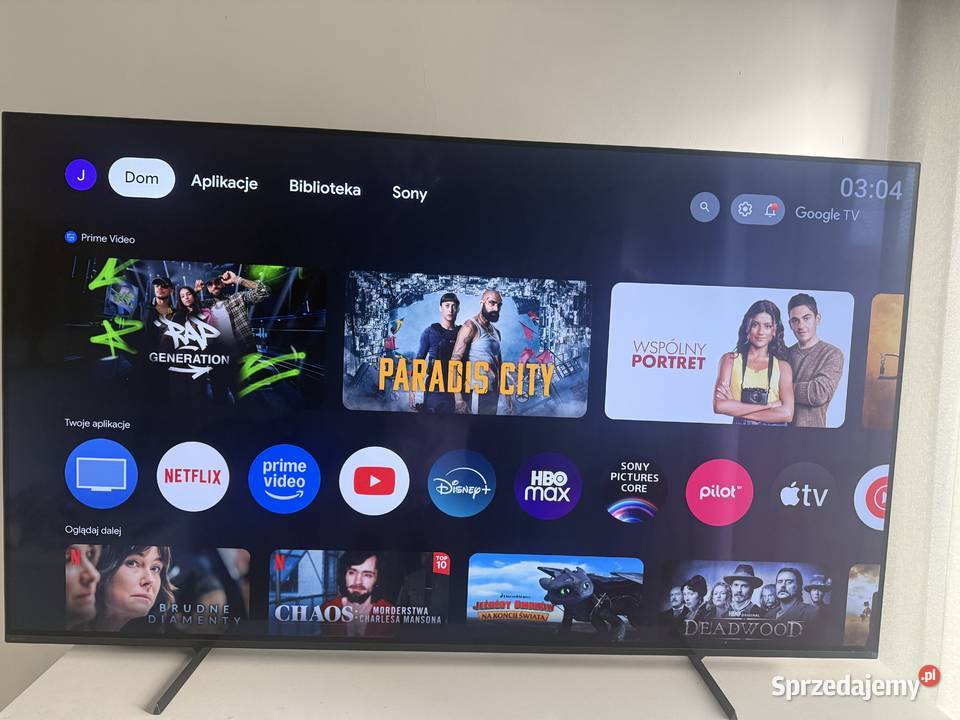 Telewizor Sony model No XR65 A80K OLED Okazja Telewizory