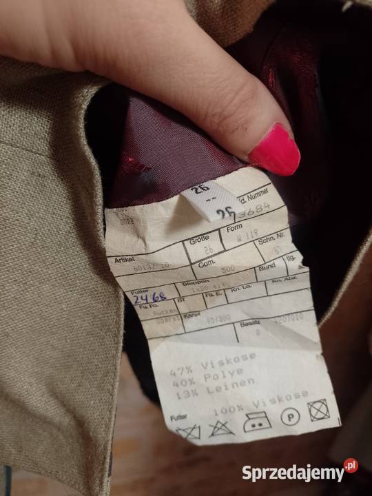 2XLXXL Bogato zdobiona kamizelka garniturowa z Kraków