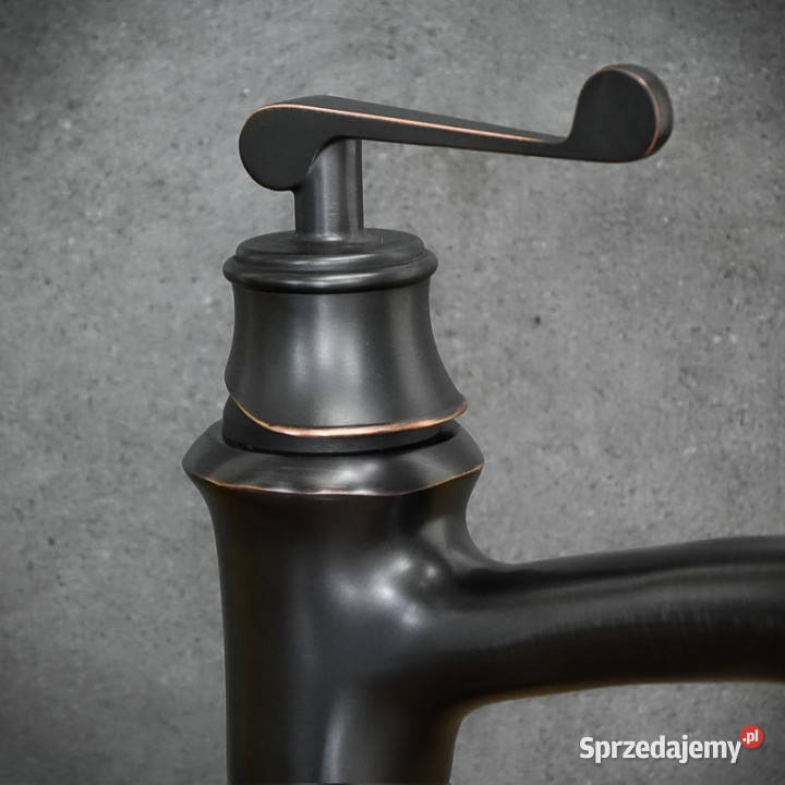 Bateria umywalkowa stojąca czarna LONDYN niska świętokrzyskie Chmielnik sprzedam