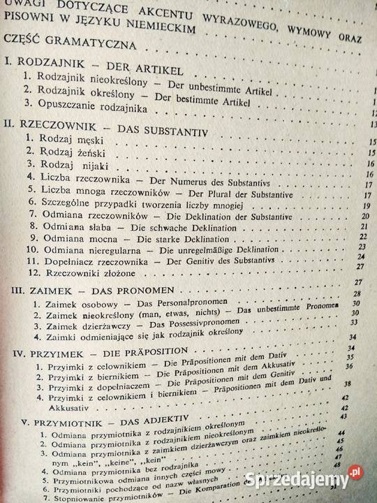 Repetytorium języka niemieckiego Bęza szkolne Antykwariat Warszawa