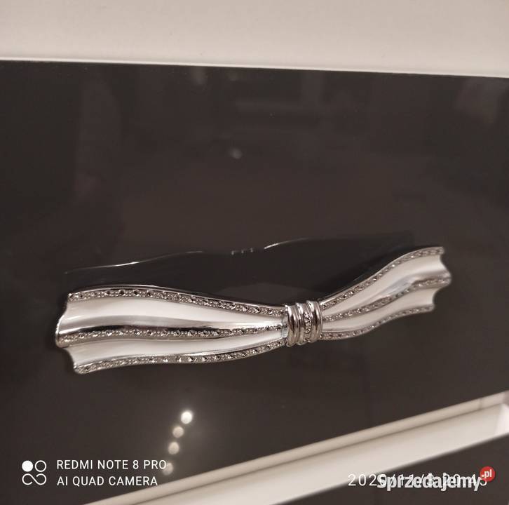 Szafka nocna biała szara wysoki połysk lustrzana Pozostałe Nowy Sącz