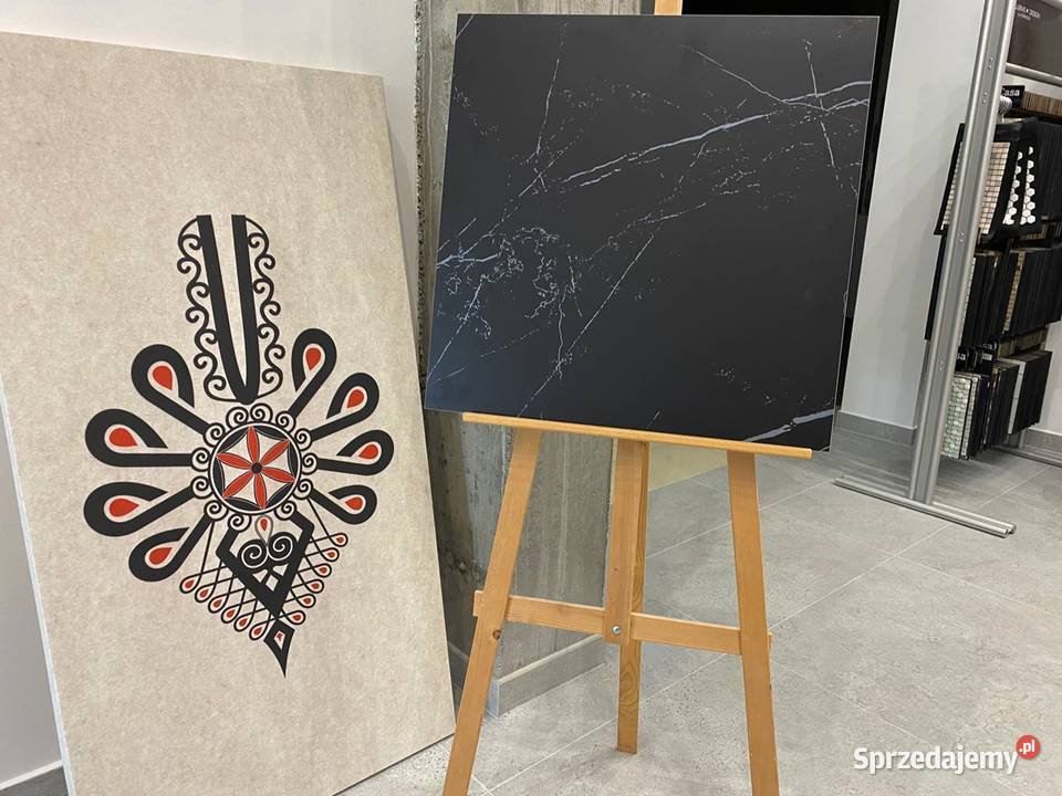 płytka czarna Black stone 598x598 mat
