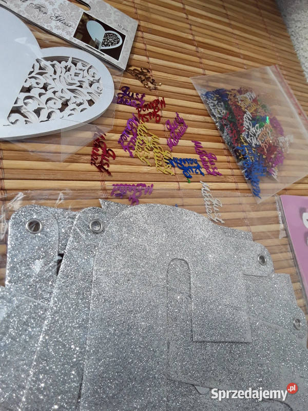 Zestaw gadżetów ślubnych wielokolorowy Warszawa