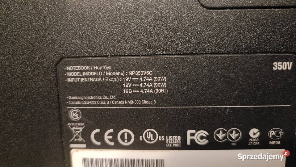 Laptop Samsung NP350V5C Poznań