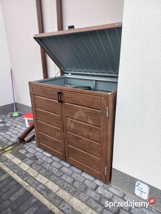 Zabudowa koszy na śmieci wiata śmietnikowa dolnośląskie Lubin sprzedam