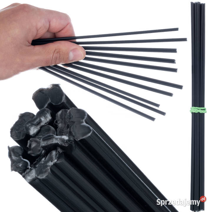 Spoiwo do Spawania Plastiku PP 10 20 Czarny Ludźmierz