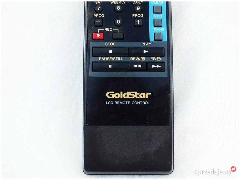 Pilot GoldStar GVRC435 do magnetowidu VHS Video Piloty Żary