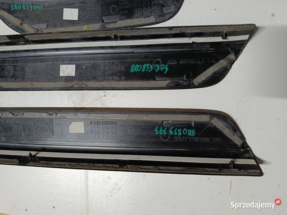 Audi Q5 lift 8R listwy progowe przód tył komplet pomorskie Kościerzyna
