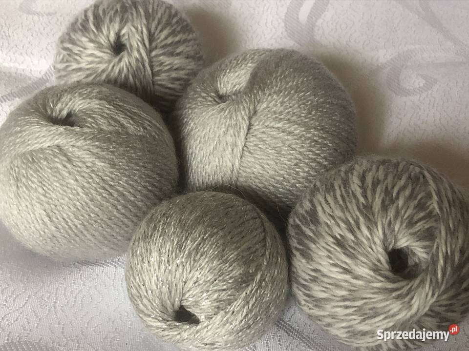 wełna włóczka wyprzedaż resztki waga 120 170 Zegrze