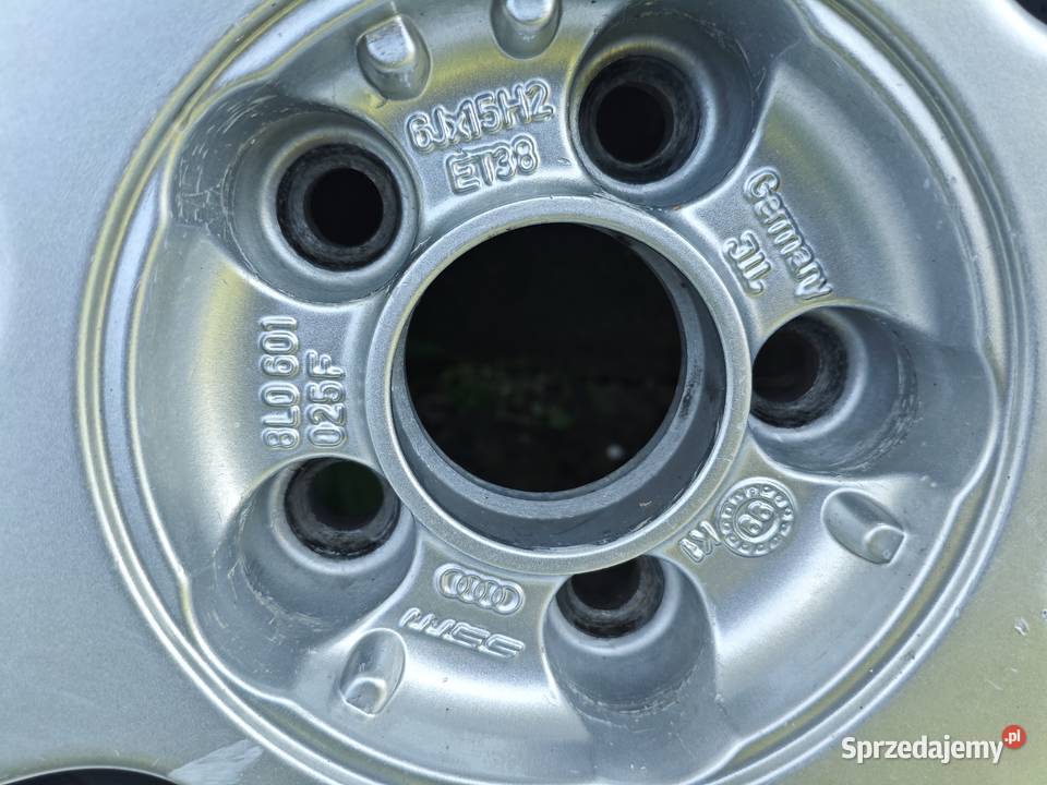 Felgi Aluminiowe Alu Alufelgi 15 6J ET 38 VW Felgi Łopiennik Podleśny