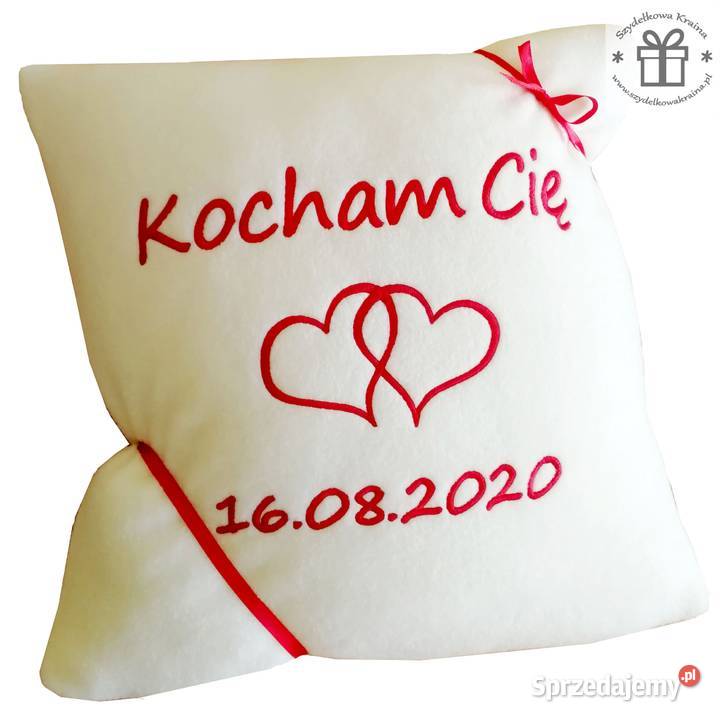 Poduszka z imieniem dziecka HAFT prezent Toruń
