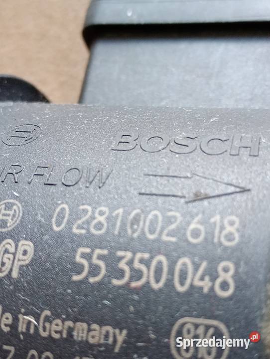 Przepływomierz Bosch 0281002618 opel Fiatsaab Pozostałe dolnośląskie