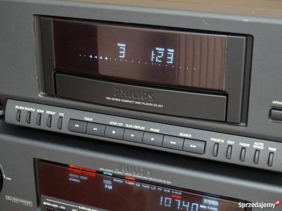 Amplituner Philips z CD mocny i sprawny 460 wat Audio Jasło sprzedam