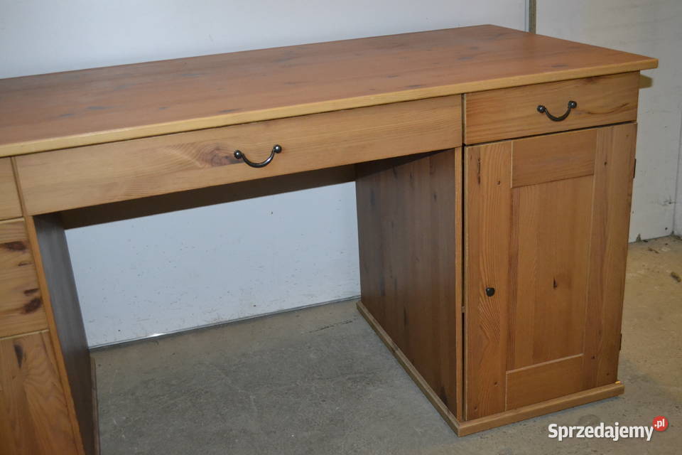biurko sosnowe gabinetowe śląskie Będzin