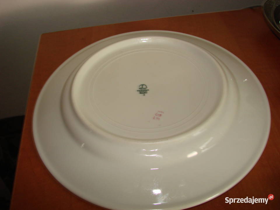 Lubiana wzór kaszubski talerz obiadowy PRL