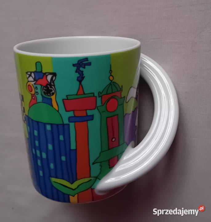 Kolekcjonerski kubek Rosenthal Citu Cup 17 Porcelana i szkło Koźminek