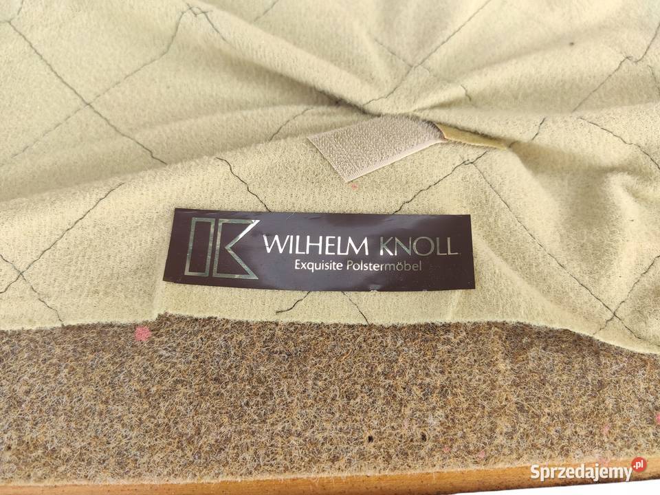 4 fotele vintage Wilhelm Knoll Niemcy lata 5060 Gryfice