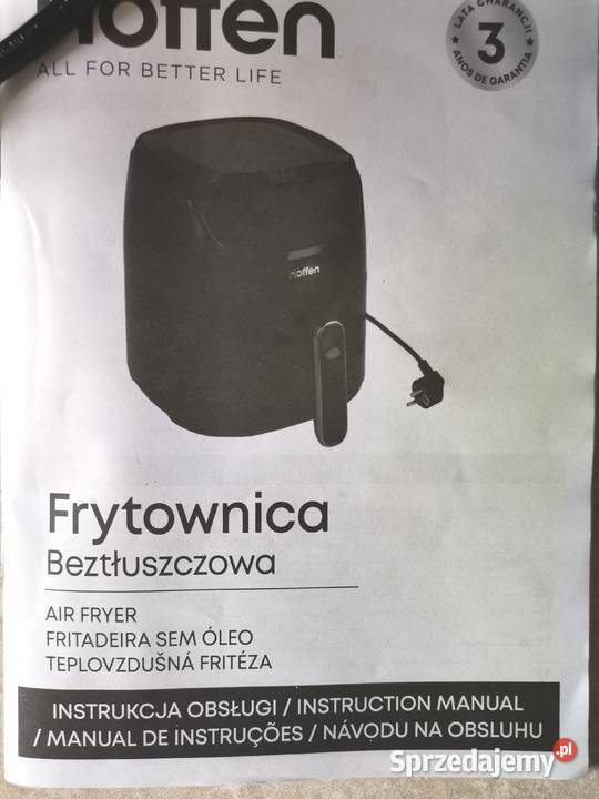 Air Fryer frytkownica beztłuszczowa HOFFEN Białystok