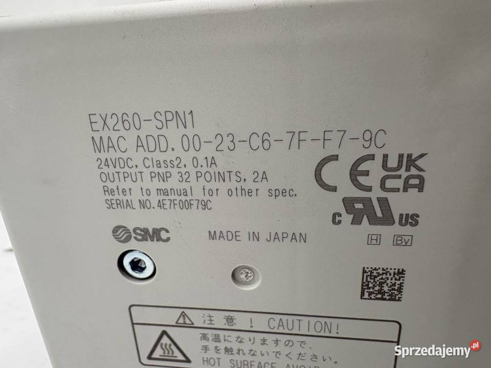 SMC SS5Y3 10SFAN 08B C 6 NA Wyspa zaworowa Warszawa sprzedam