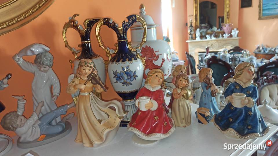 Figurka GOEBEL Anioł z mufką Weihnacht W Germany Gdańsk
