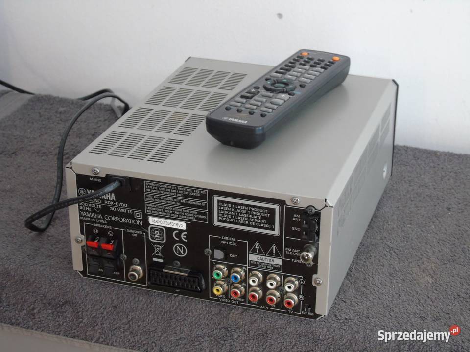 Amplituner Yamaha RDXE700 pilot WYSYŁKA Jasło sprzedam