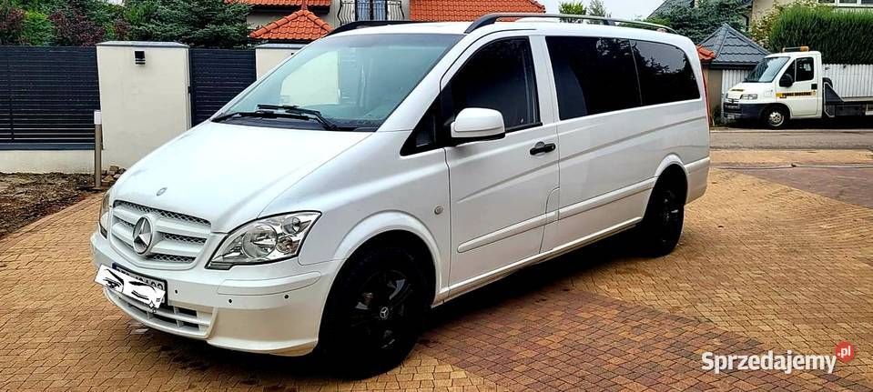 Mercedes Vito Long 30cdi 224 automat zamiana skórzana tapicerka Wasilków