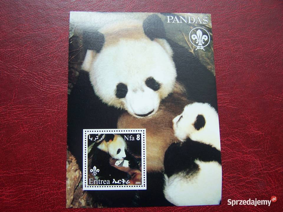 Erytrea 2002 MNH Fauna Niedźwiedź Panda Filatelistyka sprzedam