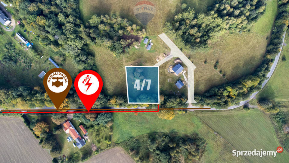 Działka jeziorem w Cetuniu Sprzedaż