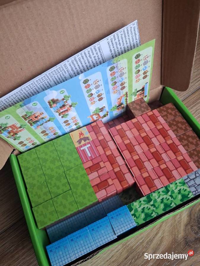 Klocki Magnetyczne Minecraft 100 Nowe Lublin sprzedam