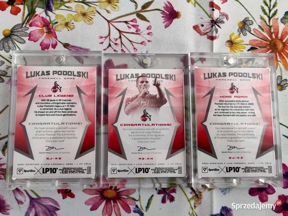 Zestaw kart Lukasa Podolskiego Pozostałe