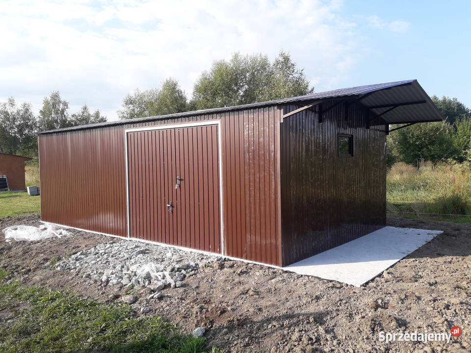 Garaż Blaszany Blaszak Garaże Blaszane samodzielny sprzedam