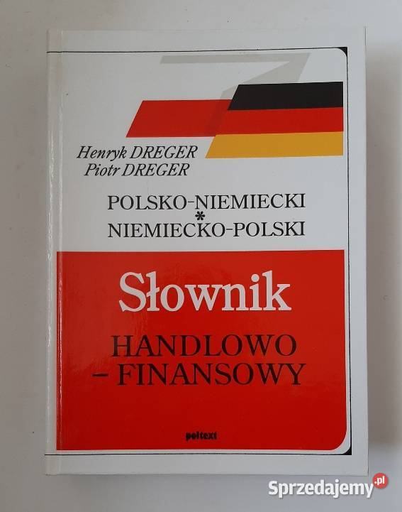 Słownik polskoniemiecki handlowofinansowy Dreger mazowieckie Warszawa