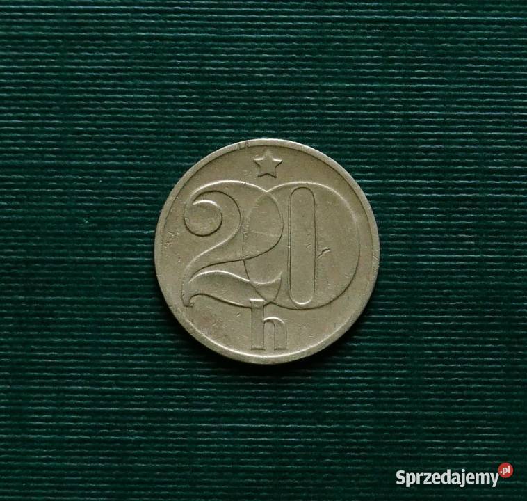 CZECHOSŁOWACJA 20 halerzy 1977r Numizmatyka sprzedam