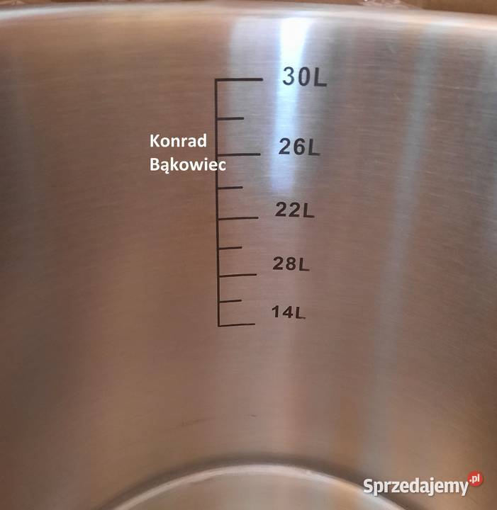 ZILNER Wysoki Garnek 35L Nierdzewny INDUKCJAGaz Garbatka-Letnisko
