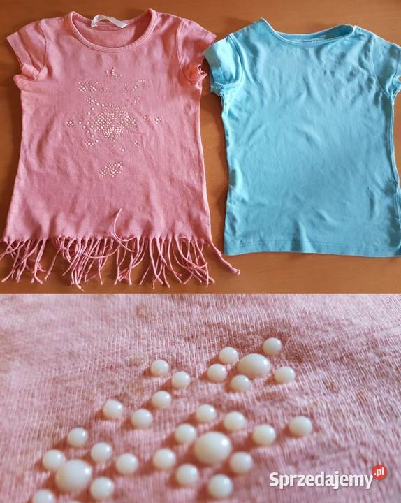 2 koszulka bluzka tshirt letnie bokserka na