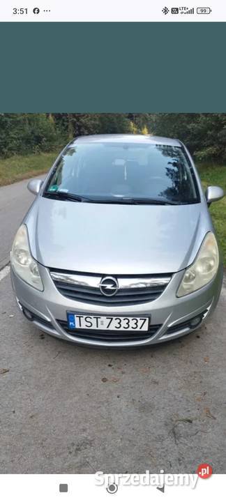 Opel Corsa 2008 Rok produkcji 2008 Starachowice sprzedam