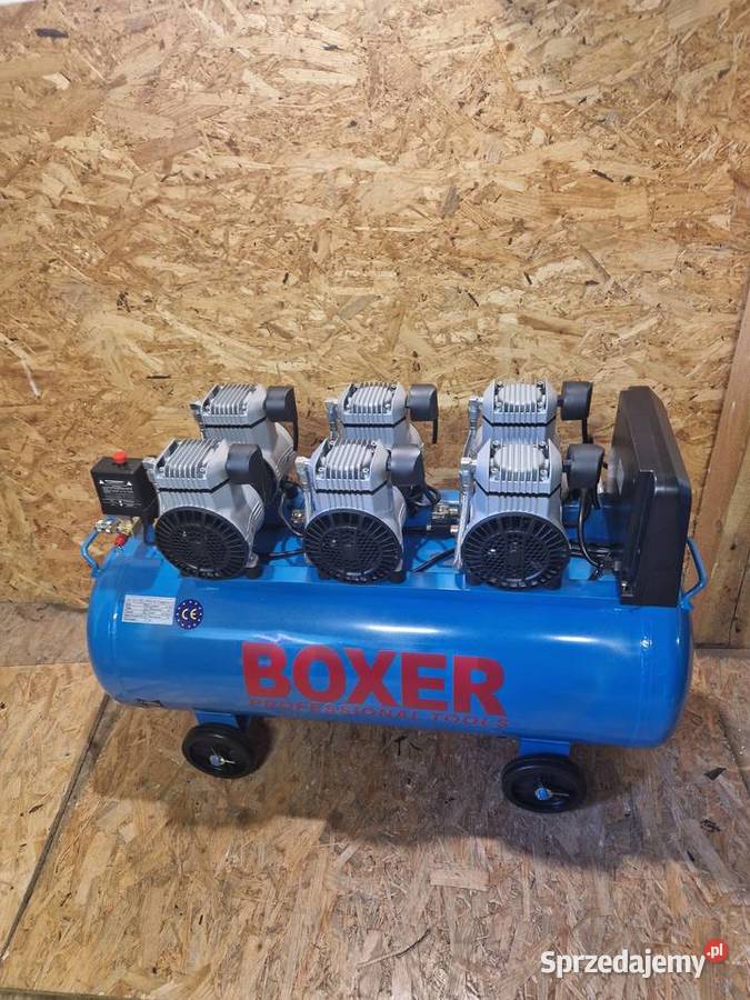 Kompresor bezolejowy 6 tłokowy mocny cichy 160L Głogowa