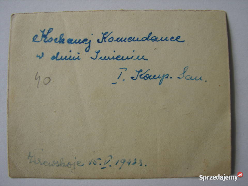 Wrewskoje 1943 1 Kompania Sanitarna Junaczki Warszawa