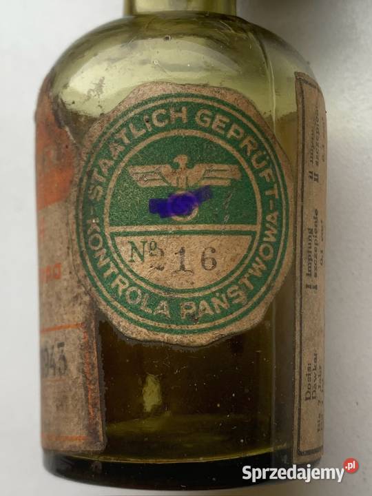 Warszawa 1943 butelka szczepionce durowa